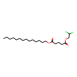 Glutaric acid, 2,2-dichloroethyl tetradecyl ester