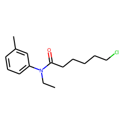 Hexanamide, N-ethyl-N-(3-methylphenyl)-6-chloro-