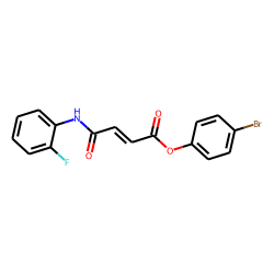 Fumaric acid, monoamide, N-(2-fluorophenyl)-, 4-bromophenyl ester