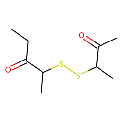 2-[(1-methyl-2-oxopropy1)-dithio]-3-pentanone