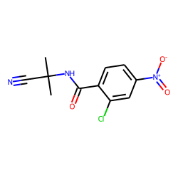 Benzamide,n-[2-(2-cyano)propyl]-2-chloro-4-nitro-