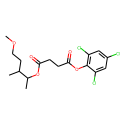 Succinic acid, 2,4,6-trichlorophenyl 5-methoxy-3-methylpent-2-yl ester