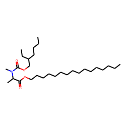 DL-Alanine, N-methyl-N-(2-ethylhexyloxycarbonyl)-, hexadecyl ester