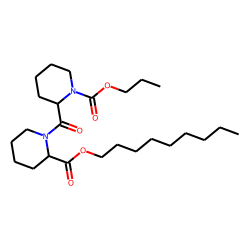 Pipecolylpipecolic acid, N-propoxycarbonyl-, nonyl ester
