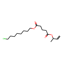 Glutaric acid, but-3-en-2-yl 8-chlorooctyl ester
