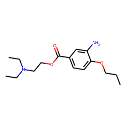 Benzoic acid, 3-amino-4-propoxy-, 2-(diethylamino)ethyl ester
