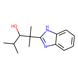 3-Pentanol, 2-(2-benzimidazolyl)-2,4-dimethyl-