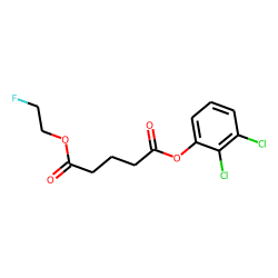 Glutaric acid, 2,3-dichlorophenyl 2-fluoroethyl ester