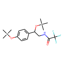Octopamine, N-TFA-O-TMS