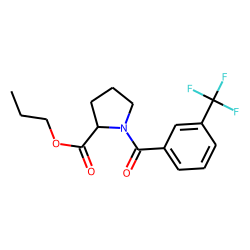 L-Proline, N-(3-trifluoromethylbenzoyl)-, propyl ester