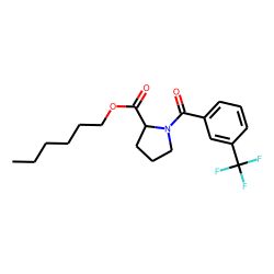 L-Proline, N-(3-trifluoromethylbenzoyl)-, hexyl ester