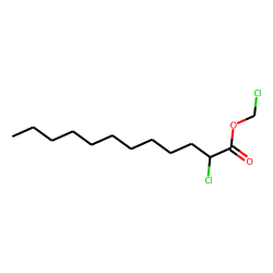 2-Chlorododecanoic acid, chloromethyl ester