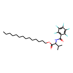L-Valine, N-pentafluorobenzoyl-, tetradecyl ester