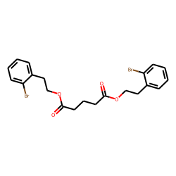 Glutaric acid, di(2-(2-bromophenyl)ethyl) ester