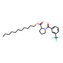 L-Proline, N-(3-trifluoromethylbenzoyl)-, undecyl ester