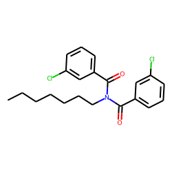 Benzamide, 3-chloro-N-(3-chlorobenzoyl)-N-heptyl-