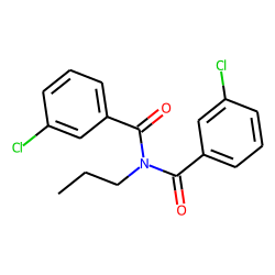 Benzamide, 3-chloro-N-(3-chlorobenzoyl)-N-propyl-