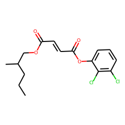 Fumaric acid, 2-methylpentyl 2,3-dichlorophenyl ester