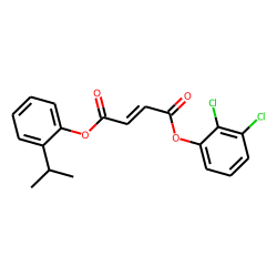 Fumaric acid, 2-isopropylphenyl 2,3-dichlorophenyl ester