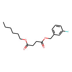 Succinic acid, 3-fluorobenzyl hexyl ester