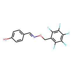 4-Hydroxybenzaldehyde-O-pentafluorophenylmethyl-oxime