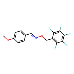 p-methoxybenzaldehyde O-pentafluorophenylmethyl-oxime