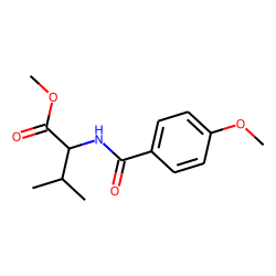 l-Valine, N-(p-anisoyl)-, methyl ester