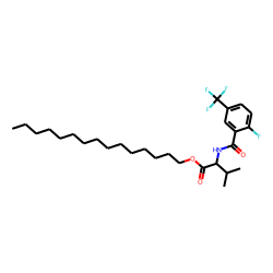 L-Valine, N-(2-fluoro-5-trifluoromethylbenzoyl)-, pentadecyl ester