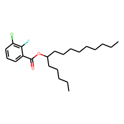 3-Chloro2-fluorobenzoic acid, 6-pentadecyl ester