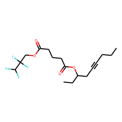 Glutaric acid, 2,2,3,3-tetrafluoropropyl non-5-yn-3-yl ester