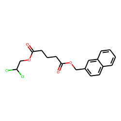 Glutaric acid, 2,2-dichloroethyl (2-naphthyl)methyl ester