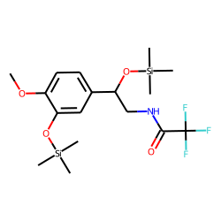 Isonormethanephrine, N-TFA-O-TMS