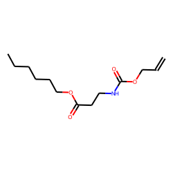 «beta»-Alanine, N-allyloxycarbonyl-, hexyl ester