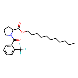 L-Proline, N-(2-trifluoromethylbenzoyl)-, undecyl ester