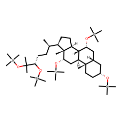 5BETA-CHOLESTANE-3ALPHA,7ALPHA,12ALPHA,24ALPHA,25-PENTOL TMS