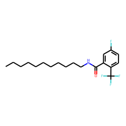 Benzamide, 2-trifluoromethyl-5-fluoro-N-undecyl-