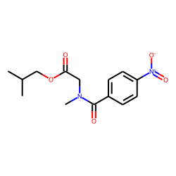 Sarcosine, N-(4-nitrobenzoyl)-, isobutyl ester