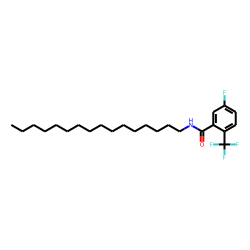 Benzamide, 2-trifluoromethyl-5-fluoro-N-hexadecyl-