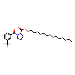 L-Proline, N-(3-trifluoromethylbenzoyl)-, pentadecyl ester