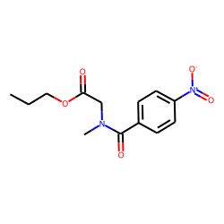 Sarcosine, N-(4-nitrobenzoyl-, propyl ester