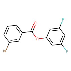 3-Bromobenzoic acid, 3,5-difluorophenyl ester