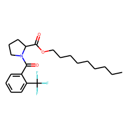 L-Proline, N-(2-trifluoromethylbenzoyl)-, nonyl ester