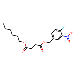 Succinic acid, 4-fluoro-3-nitrobenzyl hexyl ester