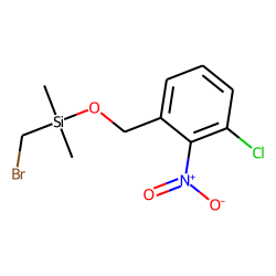 3-Chloro-2-nitrobenzyl alcohol, bromomethyldimethylsilyl ether