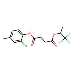 Succinic acid, 1,1,1-trifluoroprop-2-yl 2-chloro-4-methylphenyl ester