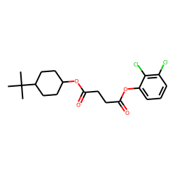 Succinic acid, 2,3-dichlorophenyl trans-4-tert-butylcyclohexyl ester