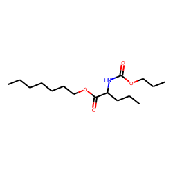l-Norvaline, n-propoxycarbonyl-, heptyl ester