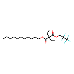 Diethylmalonic acid, 2,2,3,3,3-pentafluoropropyl undecyl ester