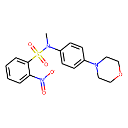 N-(4-Morpholin-4-yl-phenyl)-2-nitro-benzenesulfonamide, N-methyl-