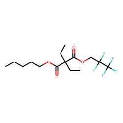 Diethylmalonic acid, pentyl 2,2,3,3,3-pentafluoropropyl ester